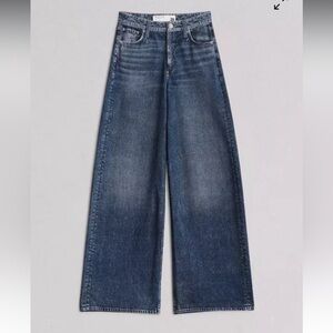 rag & bone Blue Flare & Wide Leg Jeans